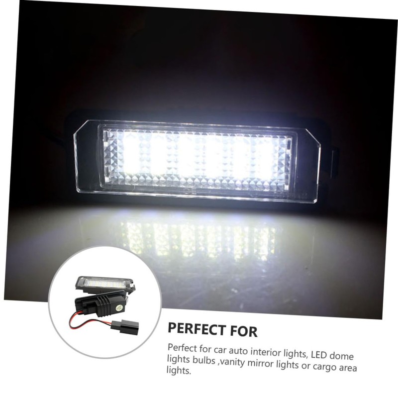 ABOOFAN 2 Pcs LED License Plate Replacement Light Lamp with