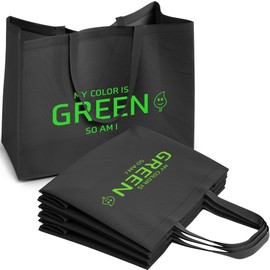 OPTIPAK Reusable Grocery Bags - Non-Woven Fabric Like Shopping Tote - Groceries, Kitchen Storage, Food Delivery