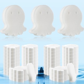 Patelai 40 Pcs Hot Tub Sponge Spa Cleaning Sponges for Hot Tub Oil Absorbing Sponge Cleaning Scum for Spa, Bathtub and Swimming Pool to Soak up Oils Hot Tub Accessories(Octopus Style)