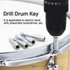 1 Pack Head Replacement Drill Drum Key for Super-fast Tuning