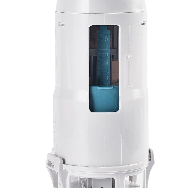 Dual Flush and Fill Toilet Cistern, 2 Inch Push-Type Wire-Controlled