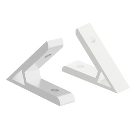 FOCMKEAS 3PCS 45 Degree Angle 2020 Aluminum Corner Brackets Profile Corner Joint Connectors Angle Braces (Sliver Tone)