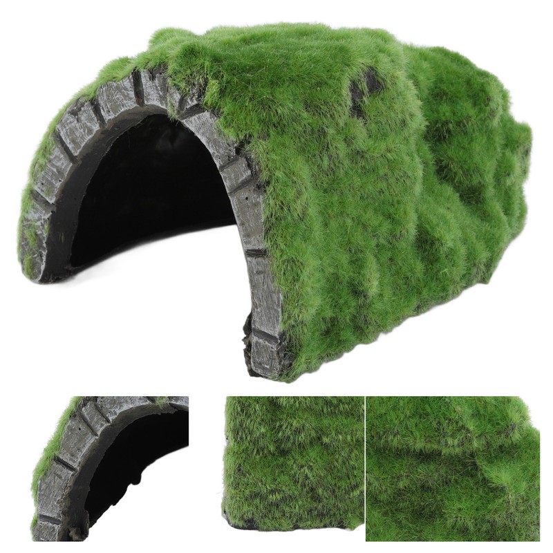Reptile Rock Hide Cave Basking Terrace Tortoise Hideout Rock for