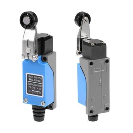 GUUZI 4pcs Adjustable ME-8104 Rotating Plastic NC-NO Momentary Roller Lever Arm Limit Switch for CNC Milling Laser Plasma 0~250V/5A