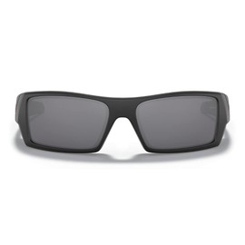 Oakley Men's OO9014 Gascan Rectangular Sunglasses, Satin Black/Black Iridium, 60 mm