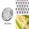 AIMALL Double-Sided Stainless Steel Lunch Box Grater with Storage Container