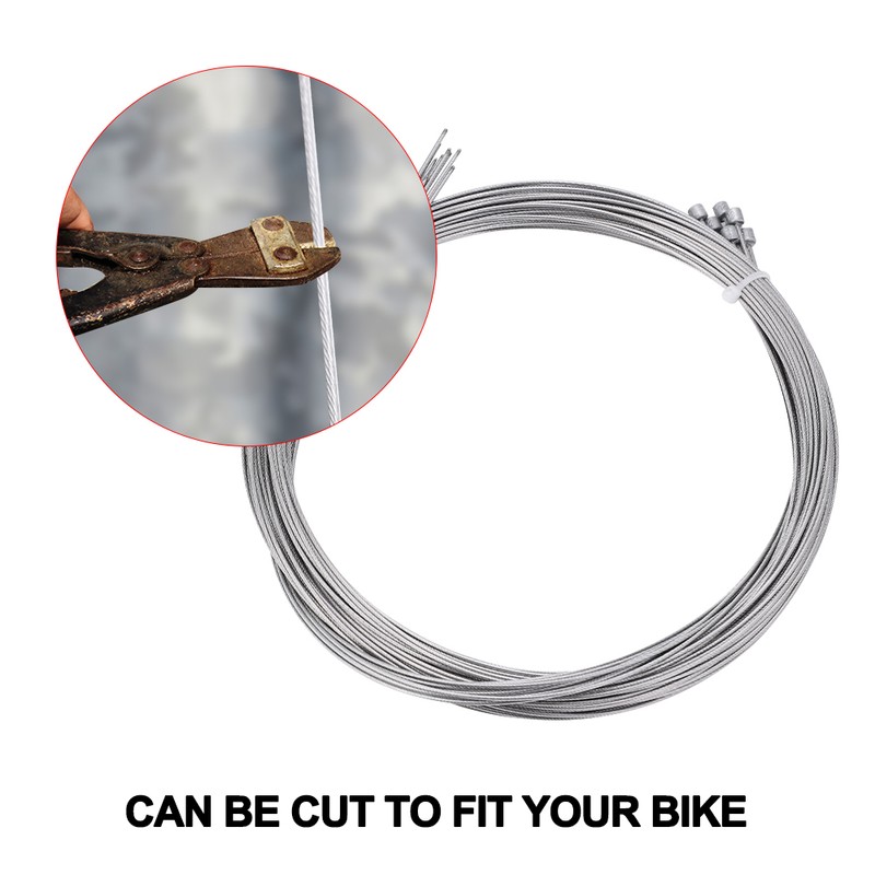 10pcs 2m Bike Derailleur Cable Road Shift Cables Inner Replacement
