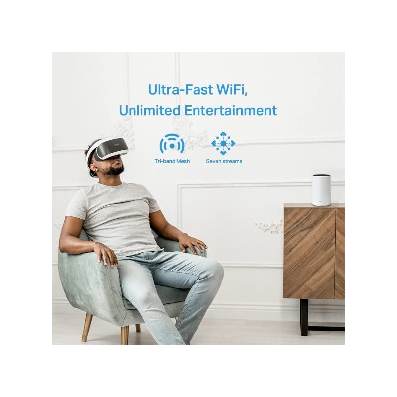 TP-Link Tri-Band Wi-Fi 6 Mesh Router System | 2- Mesh