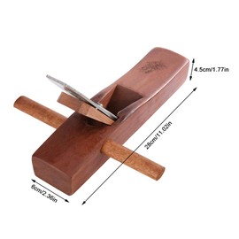 28cm Flat Plane Bottom Edged Wood Hand Planer Wooden Carpenter Woodworking DIY Planing Woodcraft Tool
