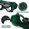 Veemoon 2Pcs Flip up Welding Safety Goggles, Welding Protective Glasses