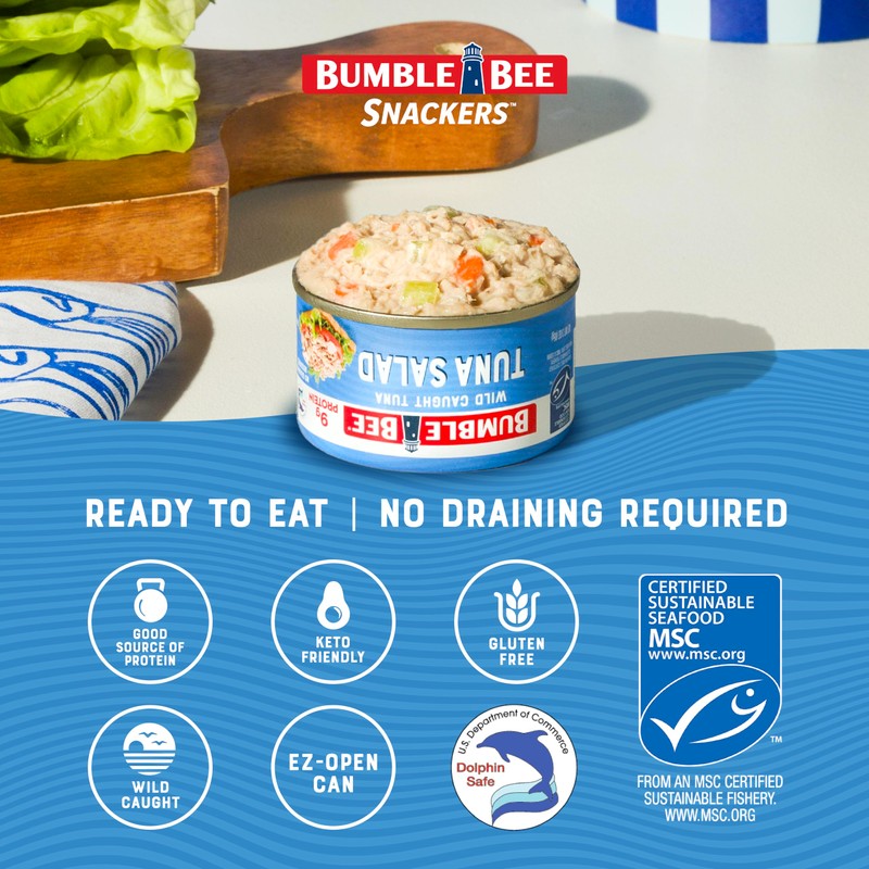 Bumble Bee Snackers - Tuna Salad, 3 oz Easy Open