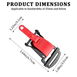 Helmet Quick Release Buckle Kit - Motorcycle Helmet Chin Strap Buckle Replacement, Universal Motorcycle Helmet Quick Release Fastener, Durable Motorcycle Helmet Strap with Half, 3/4, Full Face Helmet