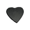 Natursteinzentrum Rhein Main Set of 8 Slate Coasters Heart-Shaped Approx.