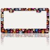 Beautiful Gemstone Pattern License Plate Frame Bling License Plate Holders