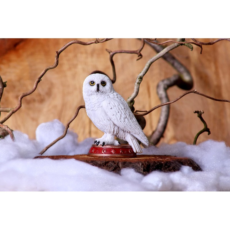 Nemesis Now Wizard's Familiar Owl Figurine, White, 10cm
