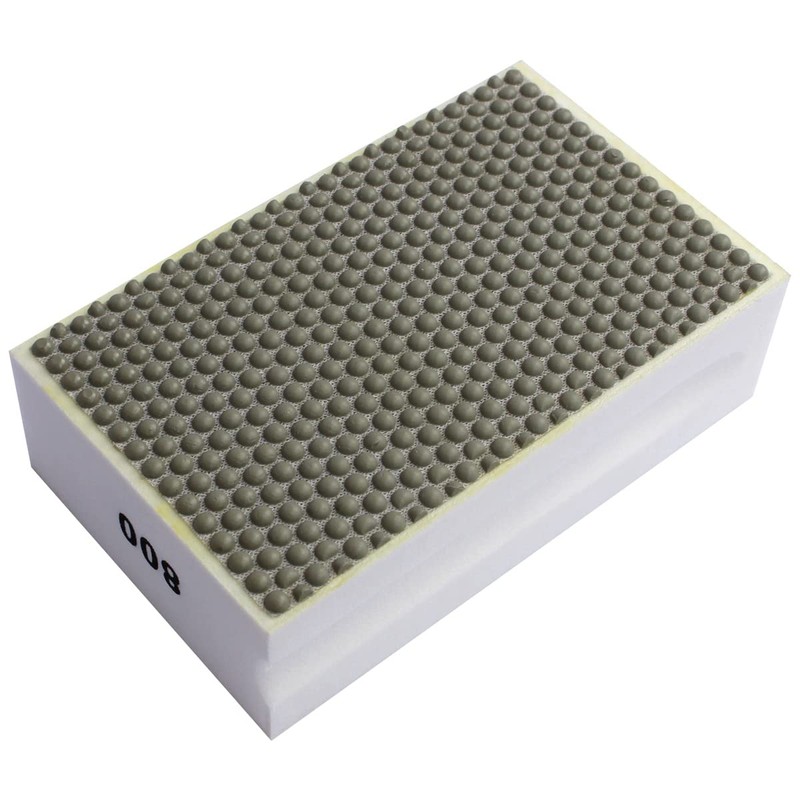 Z-LION 7 PCS Diamond Hand Polishing Pads Sanding Blocks Foam