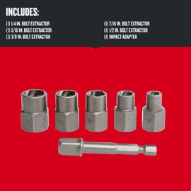 CRAFTSMAN Screw Extractor, 6Piece Set (CMAT136)