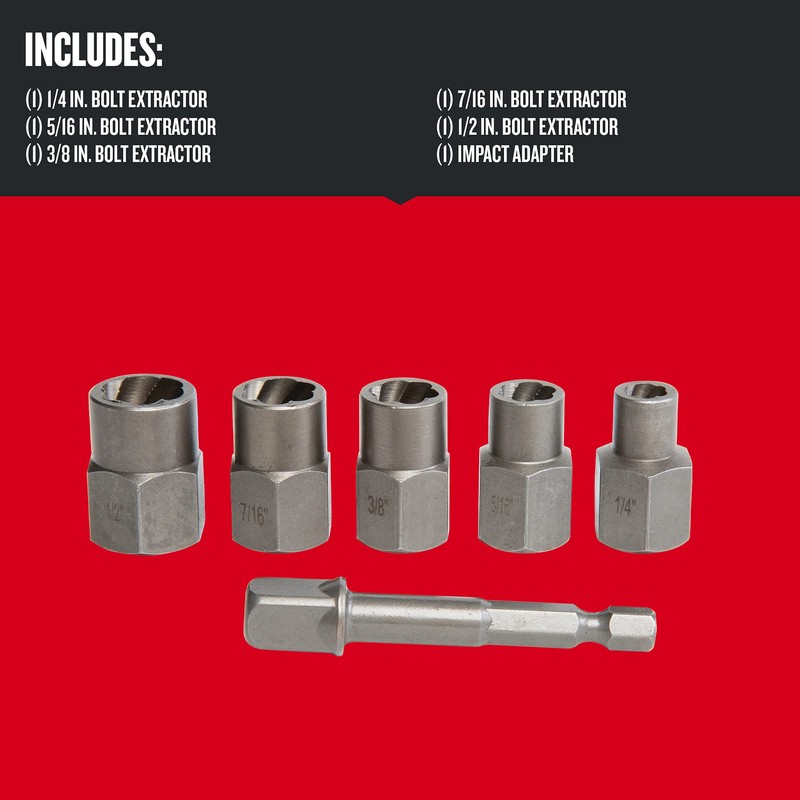 CRAFTSMAN Screw Extractor, 6Piece Set (CMAT136)