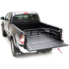 G-PLUS Tailgate Protector Top Upper Molding Cap, Compatible with Toyota Tacoma 2005 2006 2007 2008 2009 2010 2011 2012 2013 2014 2015 Spoiler Textured 55.31" Length TO1904100 Black Tailgate Cover