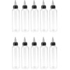 Empty Squeeze Dropper Bottles with Twist Top Cap,10Pcs Plastic Squeeze