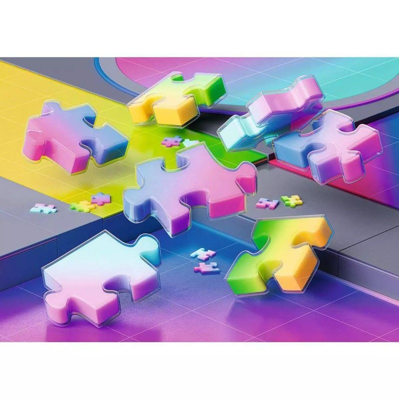 Ravensburger Karen Puzzles Gradient Cascade 1027 Piece Meta Jigsaw Puzzle