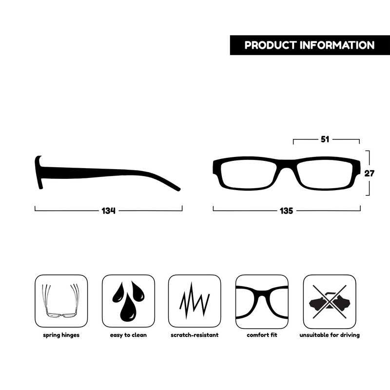 Black Myopic Binoculars M32-1 -2.00 Men Women Lightweight Comfortable