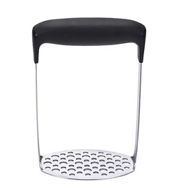 Heavy Duty Stainless Steel Potato Masher Manual Masher Kitchen Tool with Ergonomic PP Handle Household Manual Potato Mashers for Potato Avocado Bean Fruits and more Vegetables