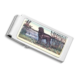 Mens Labrador in Reeds Money Clip