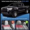 Toyota Tacoma Seat Covers Custom Fit 2016-2023,Truck Seat Covers for