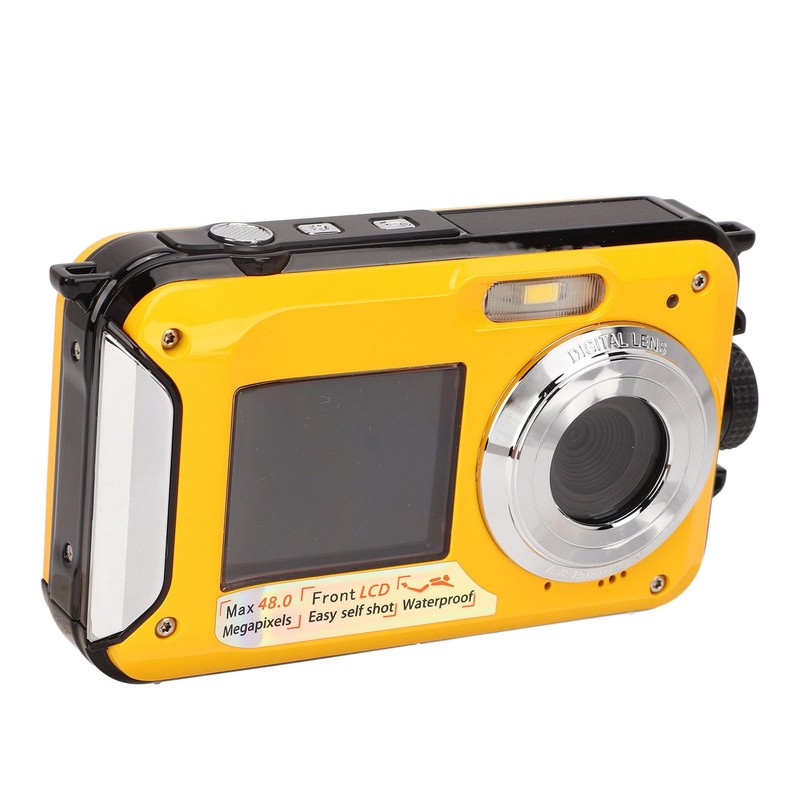 Underwater Cameras Full HD 2.7K 48MP 10ft Waterproof Underwater Digital