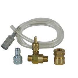 BE Pressure 85.400.000 Soap Injector 3/8" QD FCoupler 3/8" FPlug with CW Filter