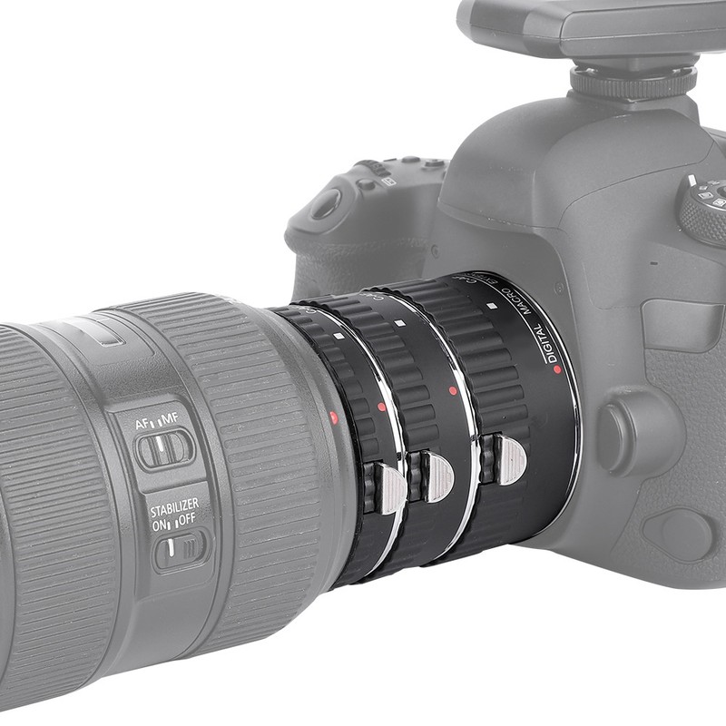 Meike Auto Focusing Macro Extension Lens Adapter Tube Rings Set
