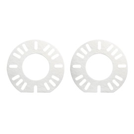 3616 Replacement 4" Oil Burners Adjustable Mounting Flange Gasket (2 Pack) Fits for Beckett Wayne Carlin Riello Oil Burner，9550