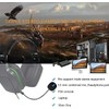 Jowxsx Black Headset Microphone Adjustable 360 Degrees Bendable Jack Headphone