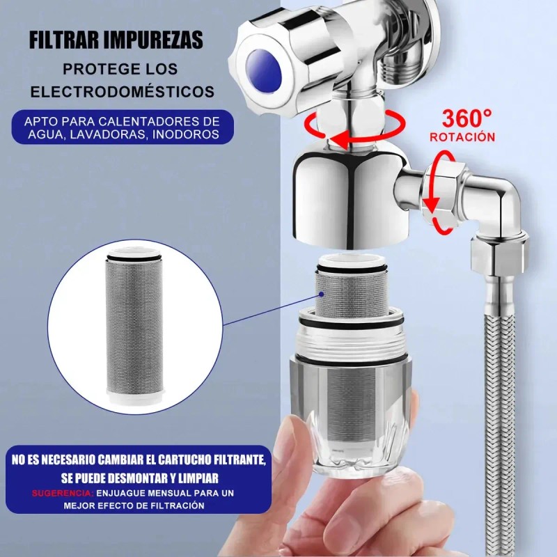 Para Acero Inoxidable Filtro Purificador Agua Para El Hogar