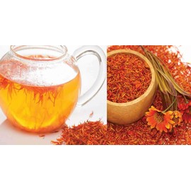 Thai Safflower Carthamus Dried Organic Herb Healthy Tea Premium Quality 23g