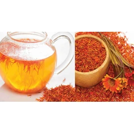 Thai Safflower Carthamus Dried Organic Herb Healthy Tea Premium Quality 23g