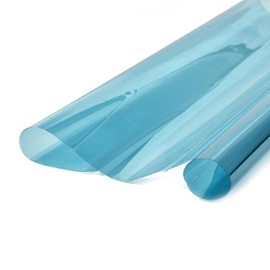 AuMoHall Blue Car Window Tint Film 68.6% VLT Car Windshield Tint Car Sun Shade Tint Automotive Solar Protection Film, 29.52" x 118.11"