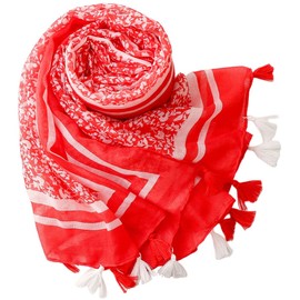 MAIRY Womens Scarf Lightweight Scarves Red Scarfs UK Fashion Bright Colour Warm Spring Shawls and Wraps for All Season Neck Scarf,180142