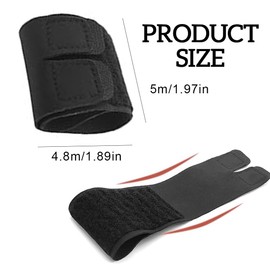 2 x Adjustable Trigger Finger Splints - Breathable Finger Bandage for Small, Medium & Ring Fingers as Well as Hammer Toe & Overlapping Toe Correction, Finger Tape, Finger Splint, Pulse Oximeter