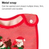 BASTOUR Christmas Baby Bib, Christmas Waterproof Bib, Christmas Bib, First