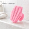 Pink Silicone Face Cleansing Brush for Daily Skincare – Soft