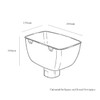 Black Downpipe Hopper Head Universal Connector, Freeflow Rain Water Systems