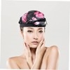 Healvian Extra Large Satin Flower Printed Elastic Wide Brim Sleep