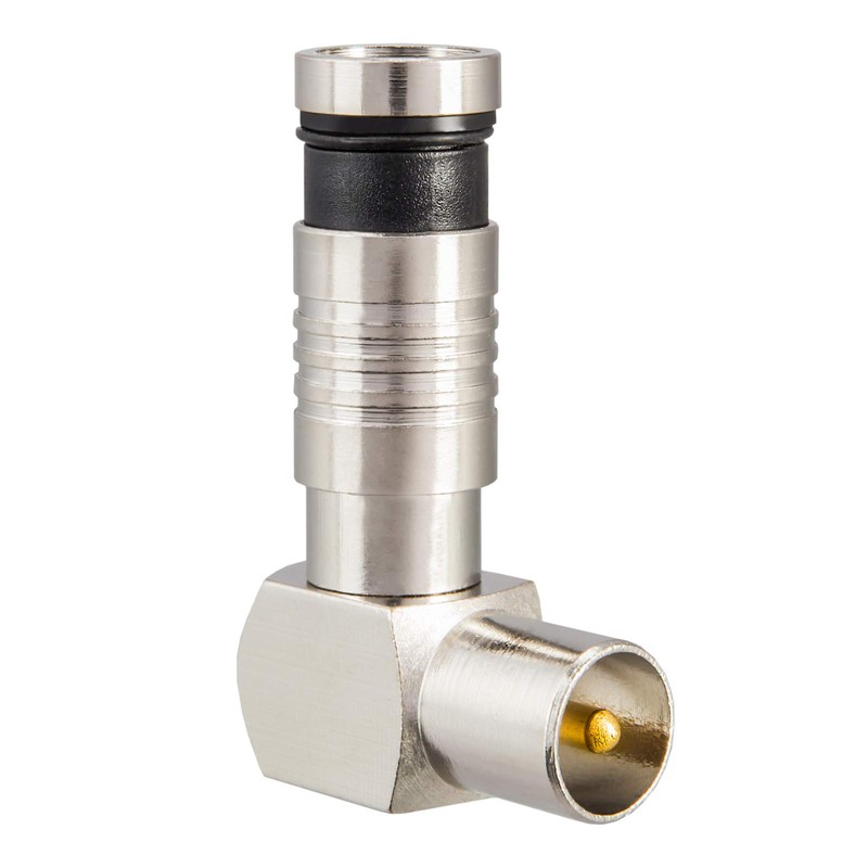 Right Angle Plug Set 2 x Male & 2 x