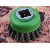 Faithfull X-LOCK Wire Cup Brush Twist Knot 75mm Stainless Steel