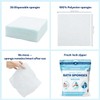 Scrubzz Disposable Rinse-Free Bathing Wipes, 25 Pack – All-in-One Single-Use