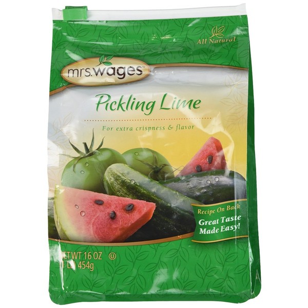 Mrs. Wages Pickling Lime Seasoning (2-Resealable Bags, 1 Pound each)