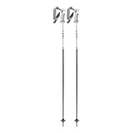 LEKI Women’s Bliss Lightweight Aluminum Ski Poles for Alpine Skiing - Gunmetal-White-Rosegold - 120 cm
