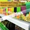 Fainne 25 Pcs Shelf Label Strips 1.25''H x 48"L Self